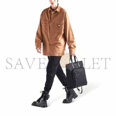 PRADA SAFFIANO ECO-FRIENDLY RECYCLED LEATHER HANDBAG 2VG098 (42*38*10cm) PRADA SAFFIANO ECO-FRIENDLY RECYCLED LEATHER HANDBAG 2VG098 (42*38*10cm)